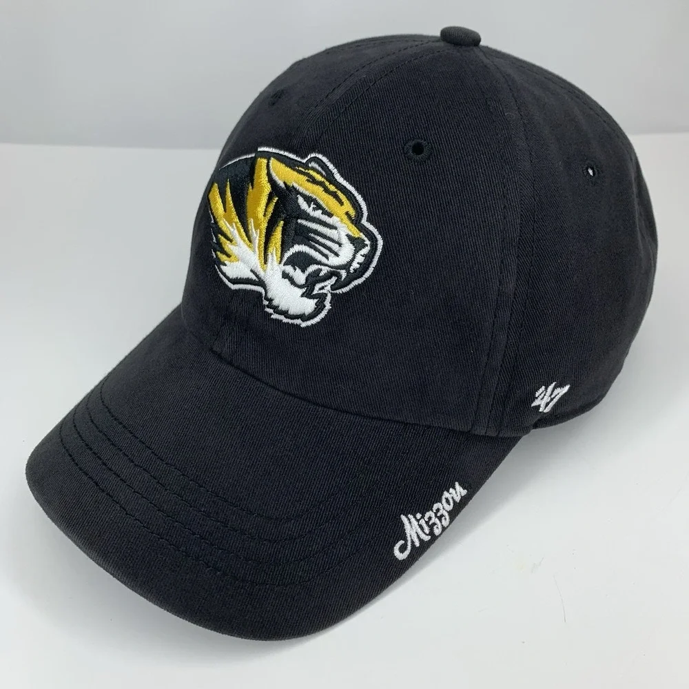 Missouri Missou Tigers Hat Black '47 Adjustable Strap Unstructured Baseball Cap